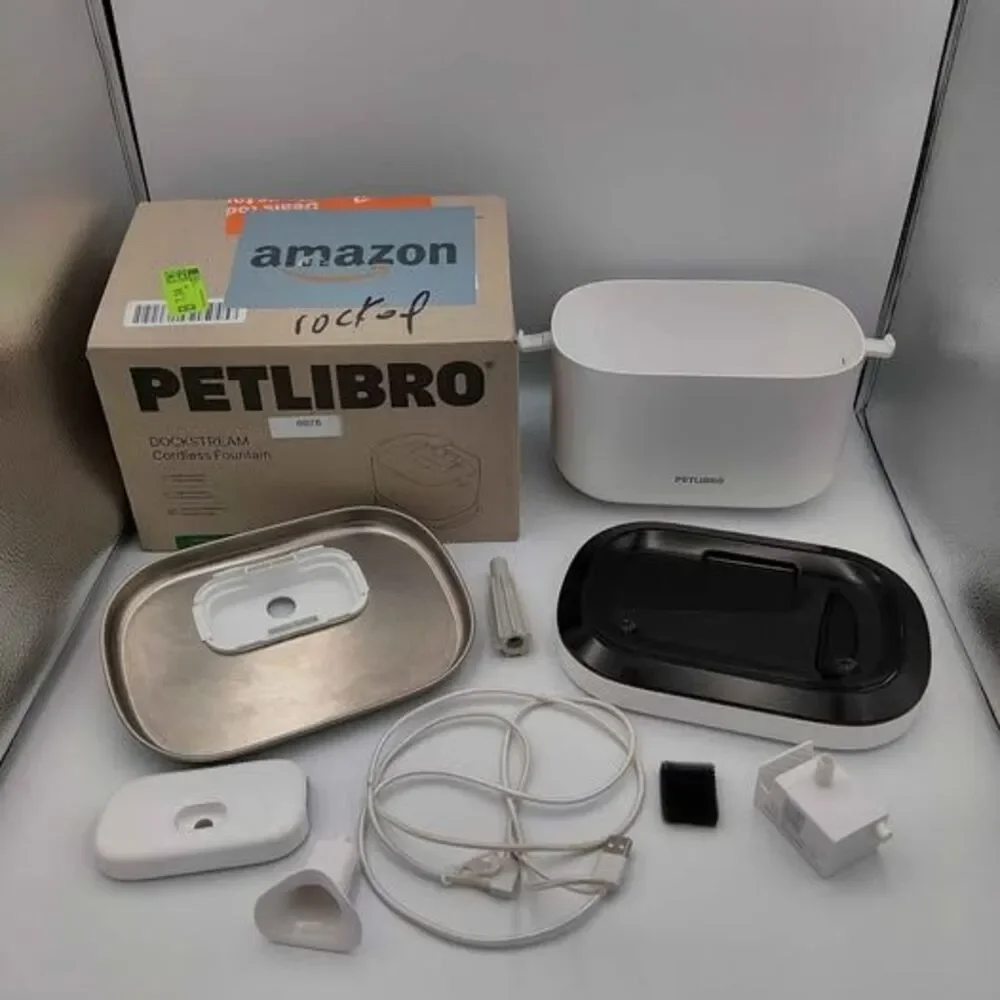 FREE SHIP. 2XSET Petlibro Dockstream Cordless fountains motion sensor